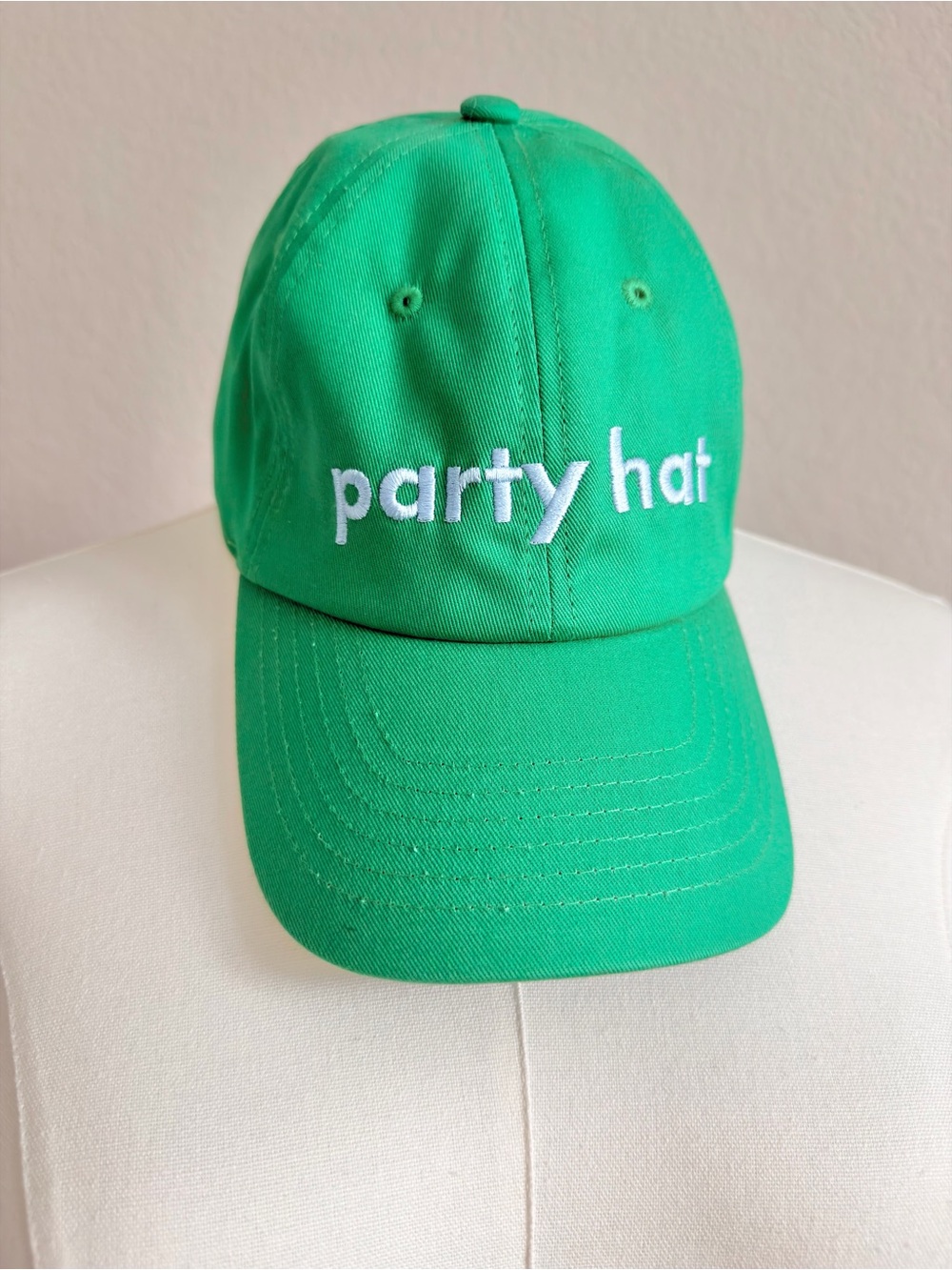 kate spade Green "party hat" Baseball Cap